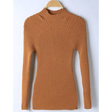 Load image into Gallery viewer, Winter Casual Knitted Turtleneck Sweater Women Fashion