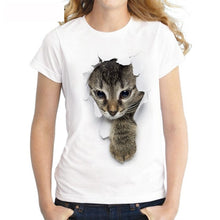 Load image into Gallery viewer, Charmed 3D Cat Print Casual Harajuku Women