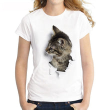 Load image into Gallery viewer, Charmed 3D Cat Print Casual Harajuku Women